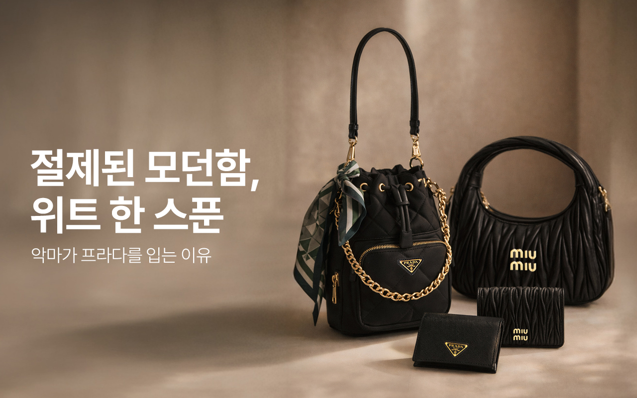 [프라다/미우미우] 절제된 모던함, 위트 한 스푼 - 악마가 프라다를 입는 이유