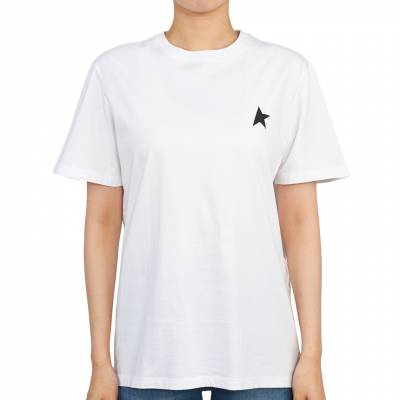 골든구스(GOLDEN GOOSE) 여성 반팔티셔츠 GWP01220 P000593 10364