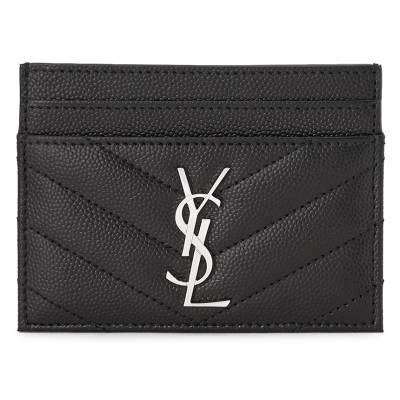 생로랑(SAINT LAURENT PARIS) 모노그램 마틀라세 여성 카드지갑 423291 BOW02 1000