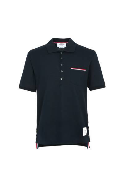 톰브라운(THOM BROWNE) 남성 카라 반팔티셔츠 MJP022A 01455 415