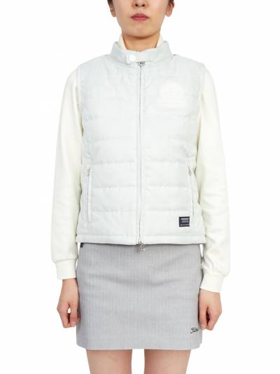 혼가먼트(HORN GARMENT) 골프웨어 여성 패딩 조끼 HSW 2C AD03 LT BLUE