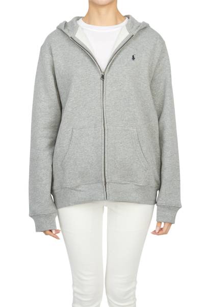 폴로랄프로렌키즈(RALPH LAUREN KIDS) 기모 후드 집업 (성인착용가능) 323547626002 DK SPT HTR