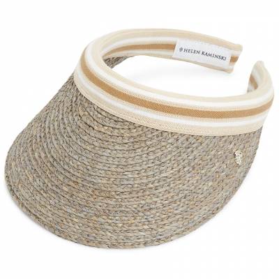 헬렌카민스키(HELEN KAMINSKI) 비앙카 바이저 모자 HAT50265 ECLIPSE MELANGE NOUGAT STRIPE