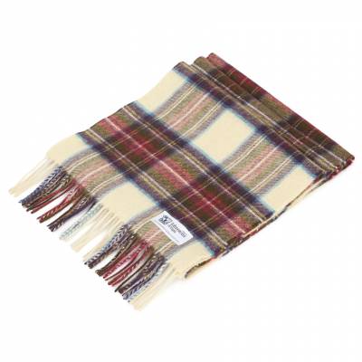 존스톤스 오브 엘긴(JOHNSTONS OF ELGIN) 타탄 캐시미어 목도리 (남여공용) KU0010 HESSIAN
