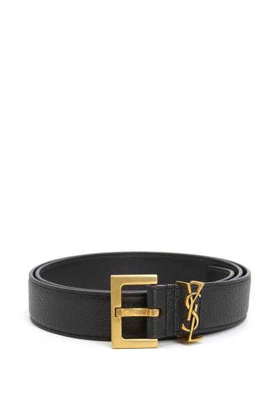 생로랑(SAINT LAURENT PARIS) 모노그램 남성 벨트 634440 DTI0W 1000