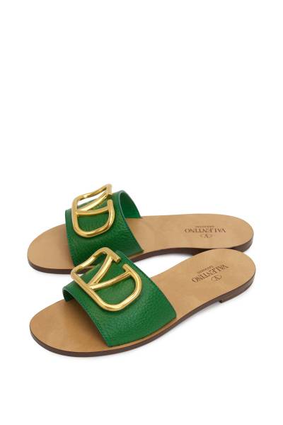 발렌티노(VALENTINO) V 로고 여성 슬리퍼 S0M21HWS 7PA