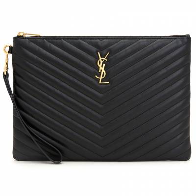 생로랑(SAINT LAURENT PARIS) 생로랑 여성 모노그램 마틀라쎄 클러치백 559193 CWU01 1000 559193 CWU01 1000