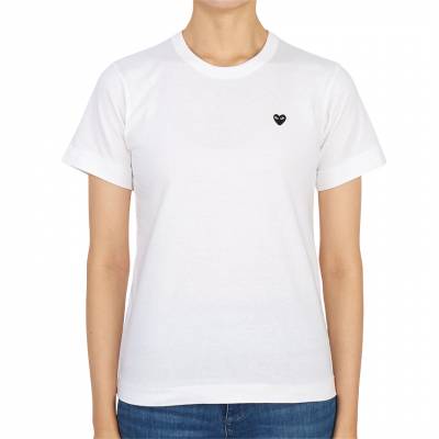 꼼데가르송(COMME DES GARCONS) 미니 블랙하트와펜여자 반팔티셔츠 AZ T201 051 2