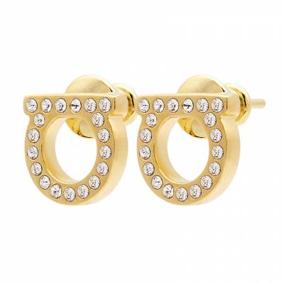 페라가모(FERRAGAMO) 간치니 크리스탈 여성 귀걸이 76 0123 001 0696576