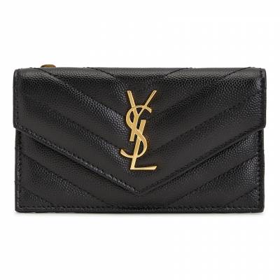 생로랑(SAINT LAURENT PARIS) 마틀라세 프라그망 여성 카드지갑 612808 BOW01 1000