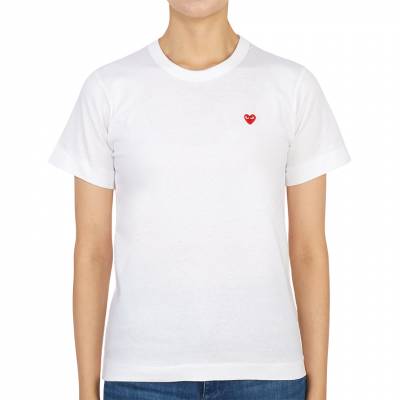 꼼데가르송(COMME DES GARCONS) 미니 레드하트와펜 여자 반팔티셔츠 AZ T199 051 2
