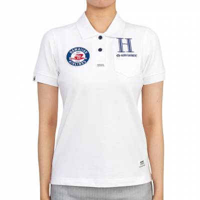 혼가먼트(HORN GARMENT) 골프웨어 여성 반팔티셔츠 HCW 2A AP85 WHITE