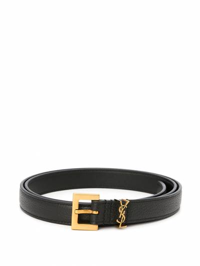 생로랑(SAINT LAURENT PARIS) 모노그램 남성 벨트 612616 DTI0W 1000