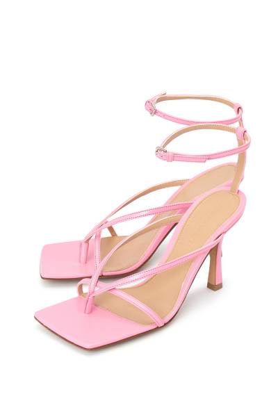 보테가베네타(BOTTEGA VENETA) 스트레치 여성 샌들 608835 VBSF0 5593