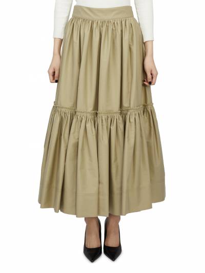 크리스찬디올(Christian Dior) 여성 롱 플레어 스커트 317J12A3332 1700