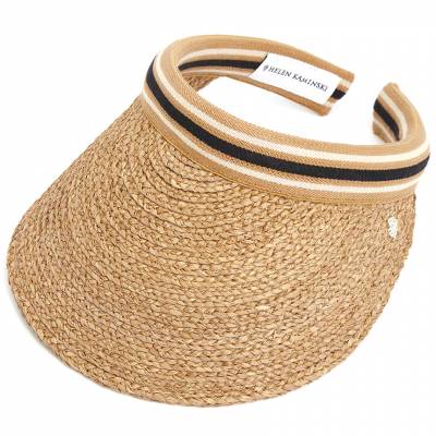 헬렌카민스키(HELEN KAMINSKI) 비앙카 여성 바이저 모자 HAT50265 NOUGAT BLACK STRIPE
