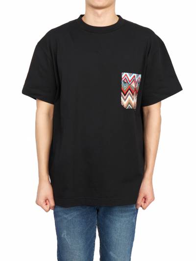 미쏘니(MISSONI) 남성 반팔티셔츠 US23SL09 BJ00E0 S91DQ