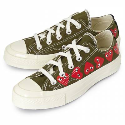 꼼데가르송(COMME DES GARCONS) 멀티하트 척 70 로우 공용 스니커즈 AZ K117 001 1