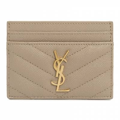 생로랑(SAINT LAURENT PARIS) 모노그램 마틀라세 여성 카드지갑 423291 BOW01 2721