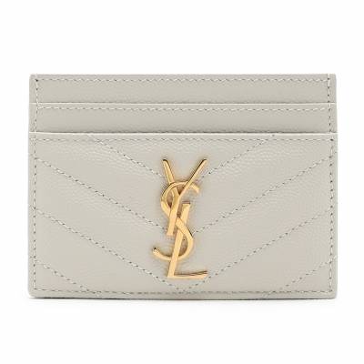생로랑(SAINT LAURENT PARIS) 모노그램 마틀라세 공용 명함/카드지갑 423291 BOW01 9207