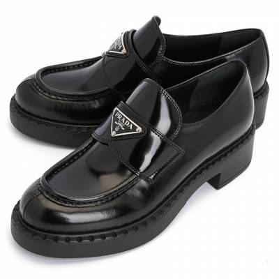 프라다(PRADA) 로고 브러시드 여자 로퍼 1D246M ULS F0002