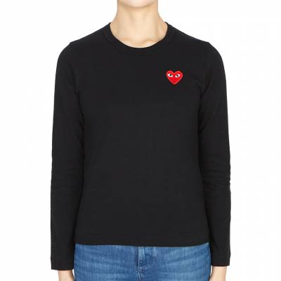 꼼데가르송(COMME DES GARCONS) 레드와펜 여성 긴팔티셔츠 AZ T117 051 1