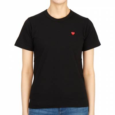 꼼데가르송(COMME DES GARCONS) 미니 레드와펜 여성 반팔티셔츠 AZ T303 051 1