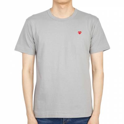꼼데가르송(COMME DES GARCONS) 미니 레드하트와펜 남자 반팔티셔츠 AZ T314 051 3
