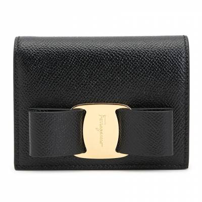 페라가모(FERRAGAMO) 바라 보우 여성 동전지갑 22 D515 NERO 0725300