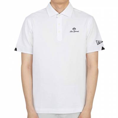 혼가먼트(HORN GARMENT) 골프웨어 남성 반팔티셔츠 HHM 2A AP53 WHITE