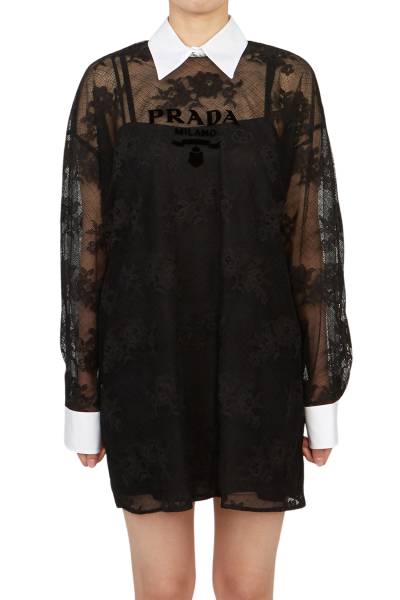 프라다(PRADA) 여성 카라 미니 원피스 P3I67R 12BZ F0967