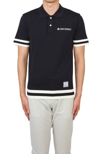 혼가먼트(HORN GARMENT) 골프웨어 남성 카라 니트 HCM 3A AB03 NAVY