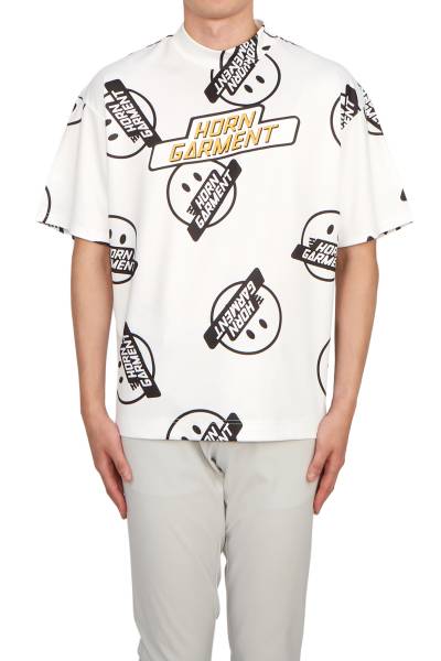 혼가먼트(HORN GARMENT) 골프웨어 남성 반팔티셔츠 HVM 3A AA06 WHITE