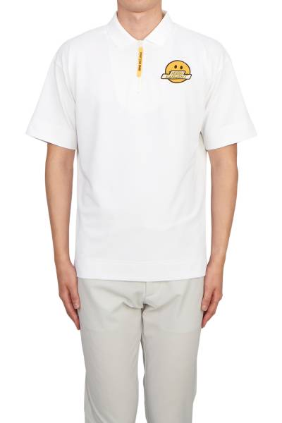 혼가먼트(HORN GARMENT) 골프웨어 남성 카라 반팔티셔츠 HVM 3A AP05 WHITE