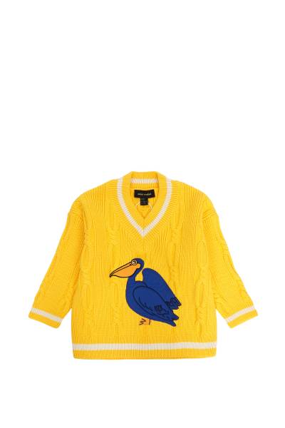 미니로디니(MINI RODINI) 키즈 니트 2362010823 YELLOW