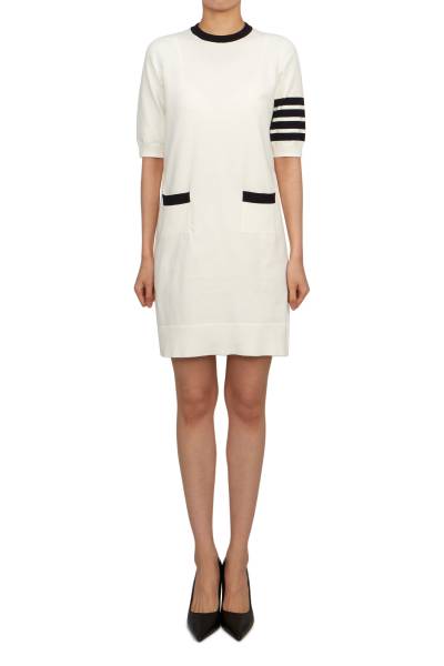 톰브라운(THOM BROWNE) 여성 반팔 미니 원피스 FKD152A Y3006 100