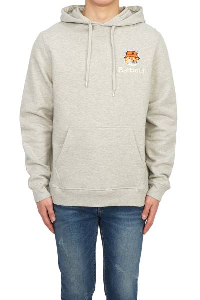 메종키츠네(MAISON KITSUNE) X 메종키츠네 기모 후드티 (남여공용) MOL0569GY52
