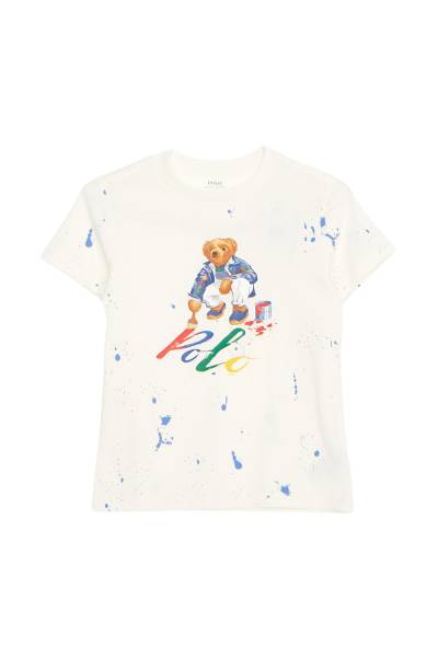 폴로랄프로렌키즈(RALPH LAUREN KIDS) 베어 반팔티셔츠 322925604001 WHITE