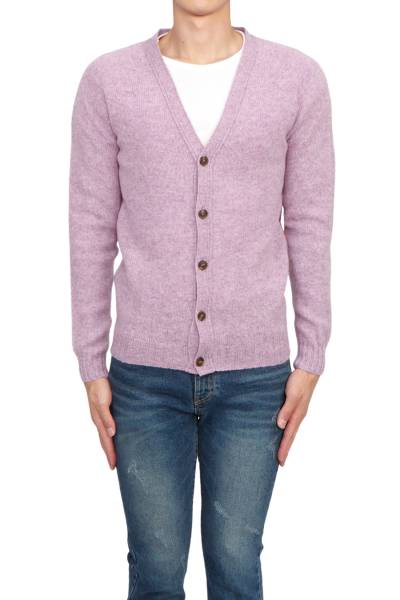 할리 오브 스코틀랜드(HARLEY OF SCOTLAND) 남성 가디건 M3092 3V HEATHER ROSE