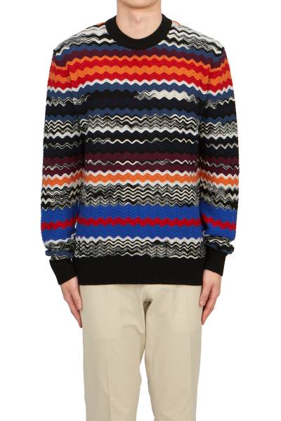 미쏘니(MISSONI) 남성 니트 US23WN05 BK025P SM8YB
