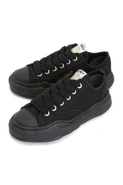 메종미하라야스히로(MAISON MIHARA YASUHIRO) 피터슨 오리지널 솔 스니커즈 (남여공용) A01FW702 BLK BLK