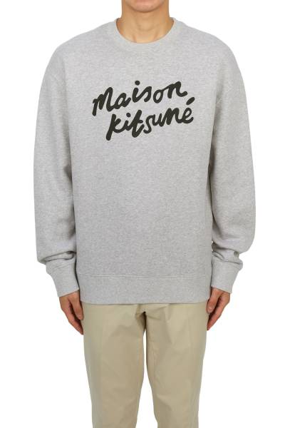 메종키츠네(MAISON KITSUNE) 핸드라이팅 남성 기모 맨투맨 MM00301KM0307 H120