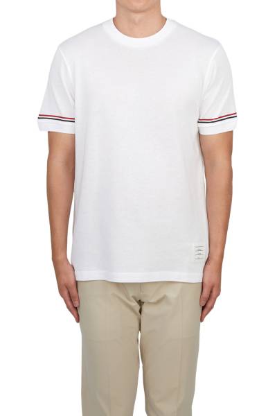 톰브라운(THOM BROWNE) 남성 반팔티셔츠 MJS247A J0129 100