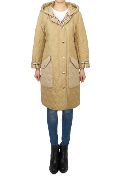버버리(BURBERRY) 퀼팅 여성 패딩 코트 ROXBY 8096352 A7026