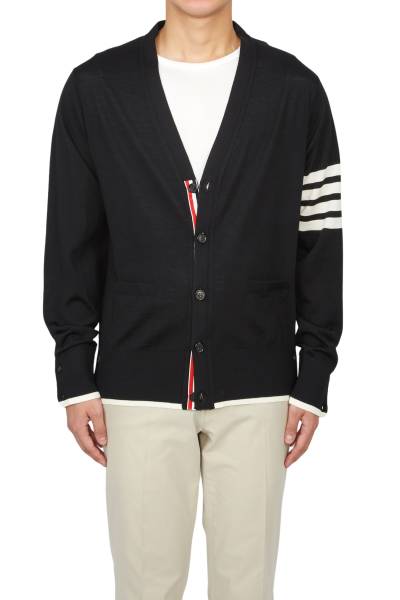 톰브라운(THOM BROWNE) 남성 가디건 MKC002D Y1014 001