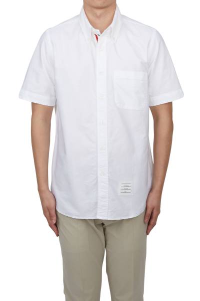 톰브라운(THOM BROWNE) 남성 반팔 셔츠 MWS239E F0313 100