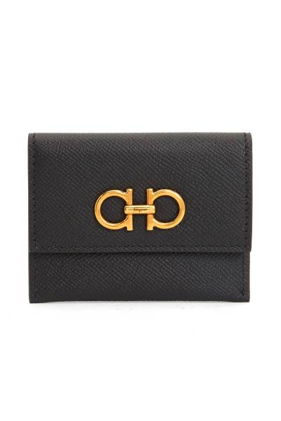 페라가모(FERRAGAMO) 간치니 여성 카드지갑 22 0861 NERO 0779901