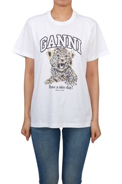 가니(GANNI) 반팔티셔츠 T4124 943