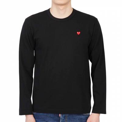 꼼데가르송(COMME DES GARCONS) 미니 레드와펜 남성 긴팔티셔츠 AX T308 051 1