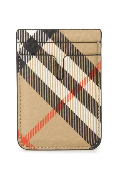 버버리(BURBERRY) 체크 남성 마그네틱 카드지갑 8104845